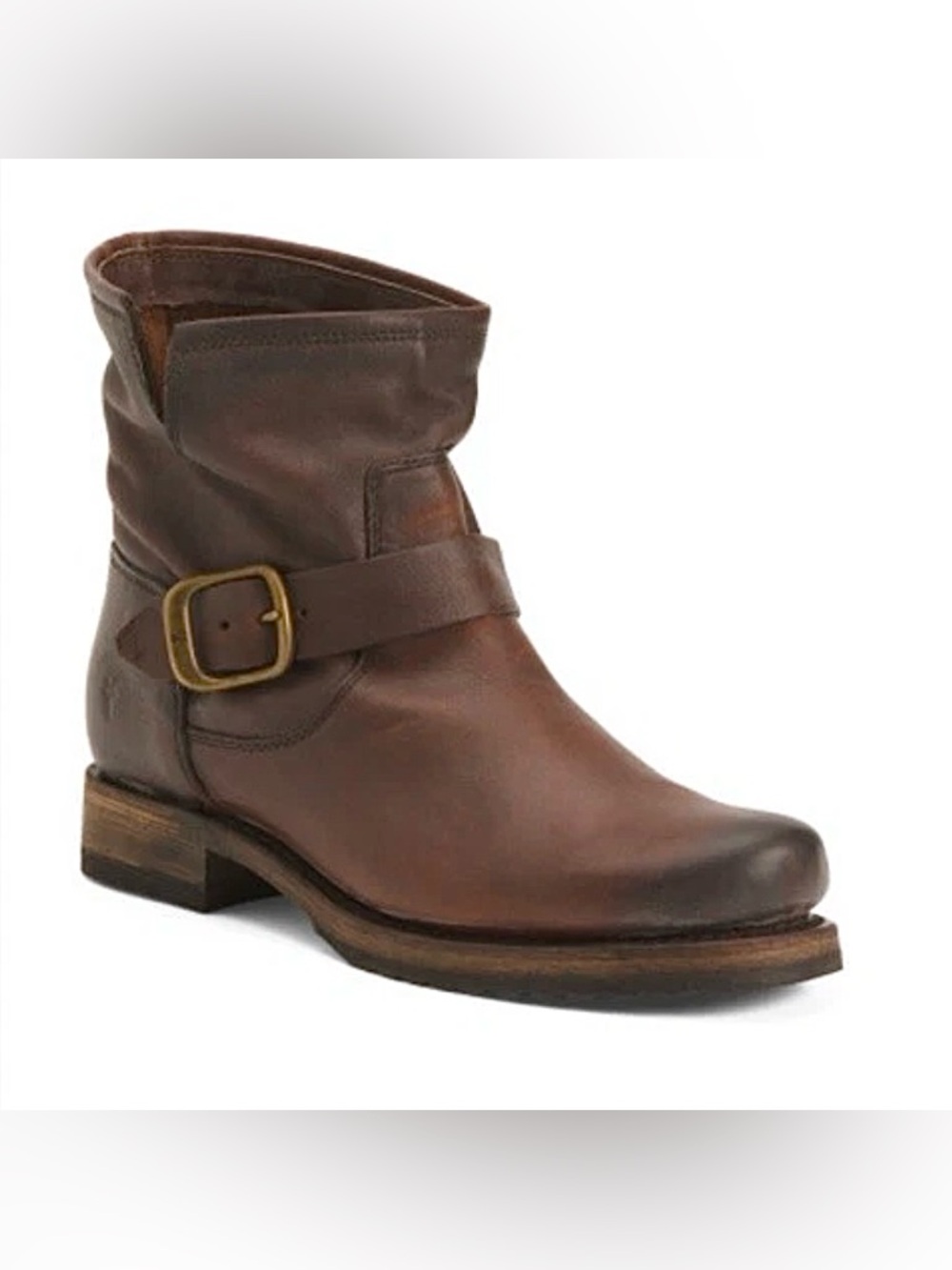 THE FRYE COMPANY
Natalie Leather Short Engineer Boots - Dk Brown Women’s Size 11